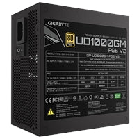 GIGABYTE UD1000GM PG5 1000W PSU V2, PCIe Gen 5.1, 80 PLUS Gold, Fully Modular Design, 120mm Fan, ATX 3.1 compatible, UK Plug GIGABYTE UD1000GM PG5 1000W PSU V2, PCIe Gen 5.1, 80 PLUS Gold, Fully Modular Design, 120mm Fan, ATX 3.1 compatible, UK Plug